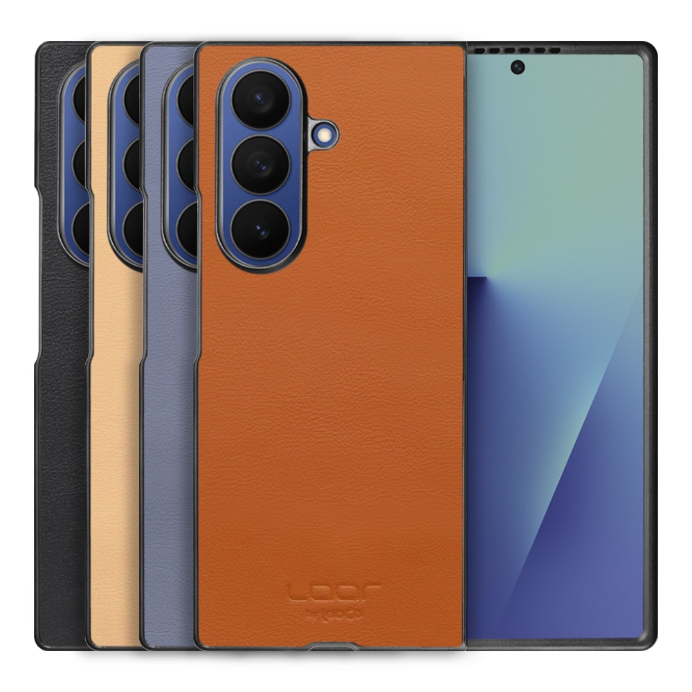 [ LOOF BASIC-SHELL ] Galaxy Z Fold7  SC-56F ケース カバー スマホケース 本革 レザー シンプル  [ Galaxy Z Fold7 ]