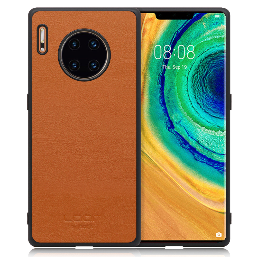 HUAWEI Mate30pro5G レザーオレンジ