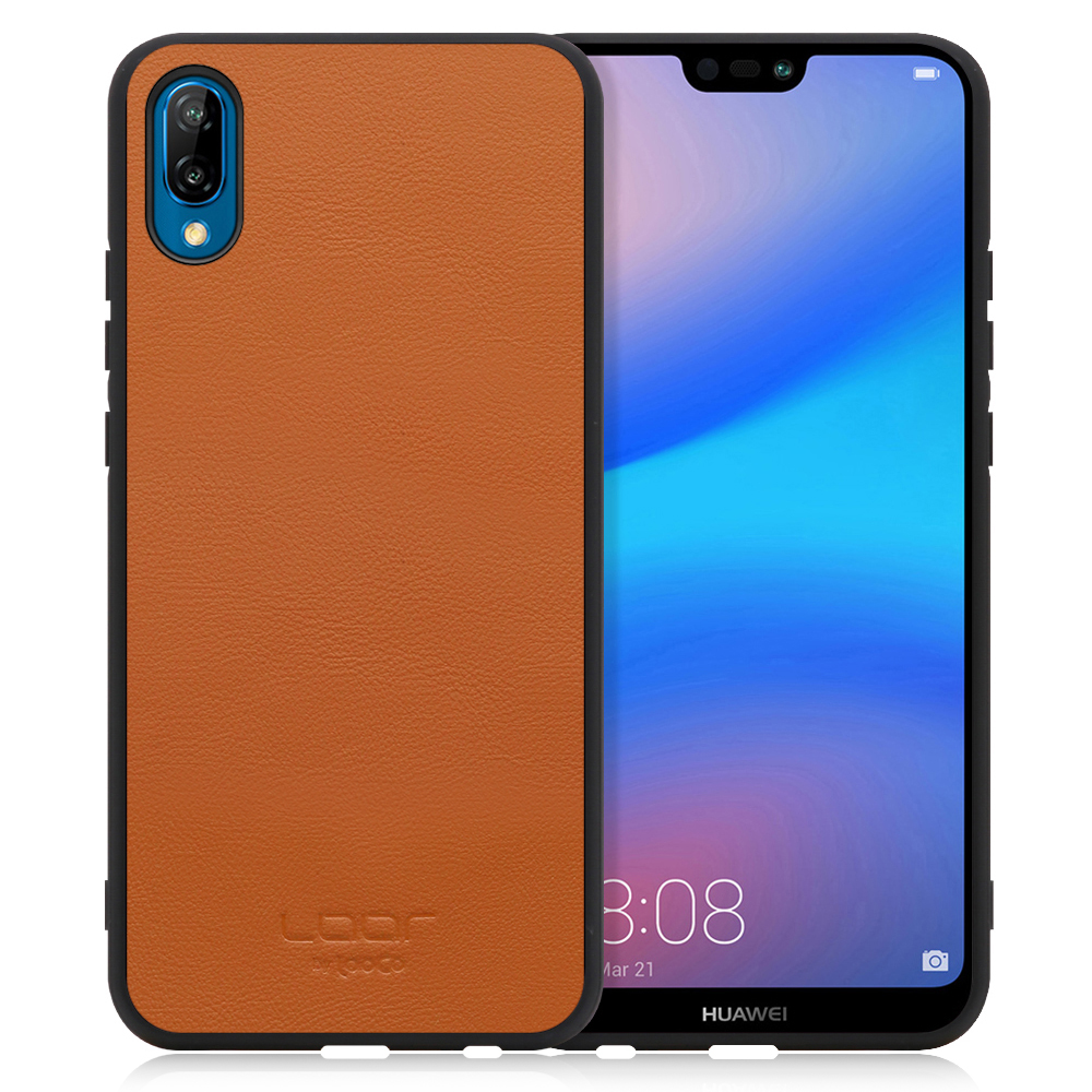 [ LOOF BASIC-SHELL ] HUAWEI P20 lite p20lite ケース カバー スマホケース 本革 レザー シンプル ストラップホール [ HUAWEI P20 lite ]