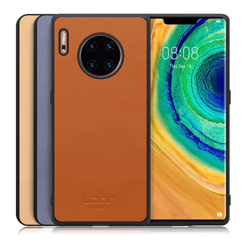 [ LOOF BASIC-SHELL ] HUAWEI Mate 30 Pro 5G mate30pro5g mate30 30pro プロ ケース カバー スマホケース 本革 レザー シンプル ストラップホール [ HUAWEI Mate 30 Pro 5G ]