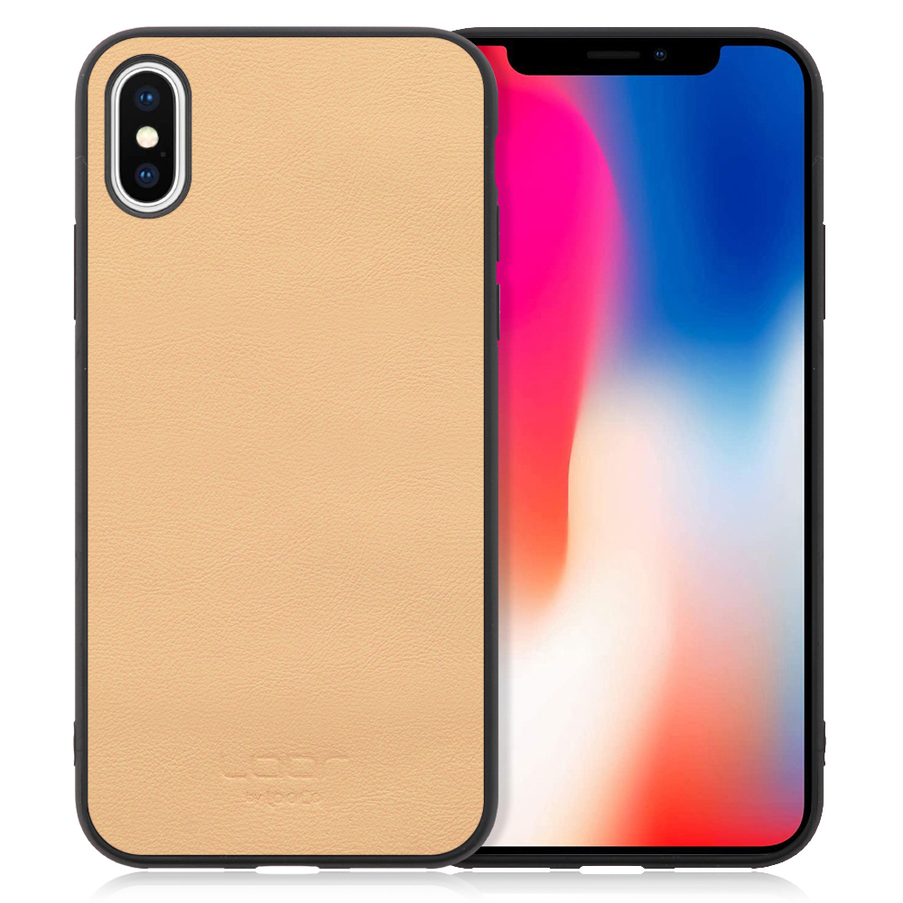 [ LOOF BASIC-SHELL ] iPhone X / XS iPhonex iPhonexs ケース カバー スマホケース 本革 レザー シンプル ストラップホール [ iPhone X / XS ]