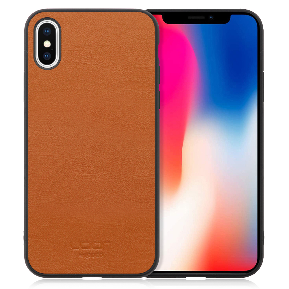 [ LOOF BASIC-SHELL ] iPhone X / XS iPhonex iPhonexs ケース カバー スマホケース 本革 レザー シンプル ストラップホール [ iPhone X / XS ]