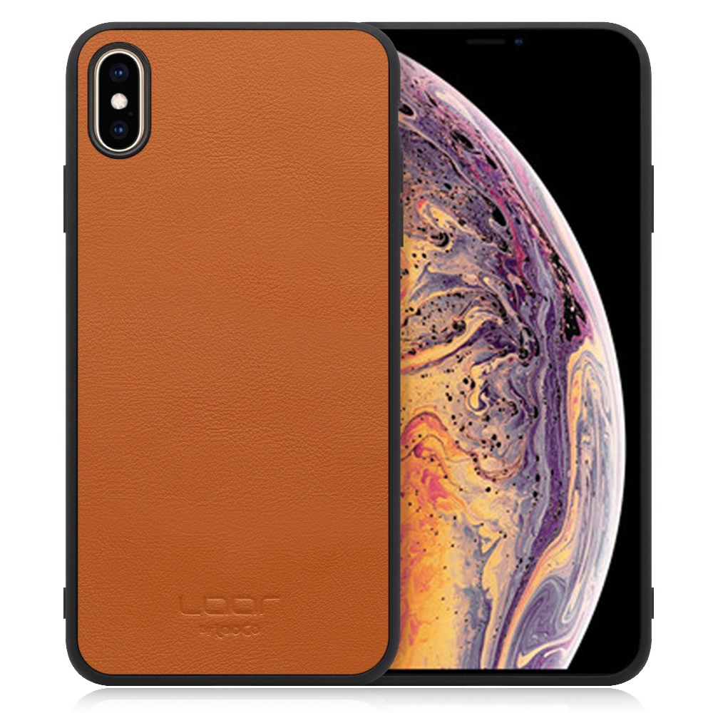 [ LOOF BASIC-SHELL ] iPhone XS Max iPhonexsmax xsmax ケース カバー スマホケース 本革 レザー シンプル ストラップホール [ iPhone XS Max ]