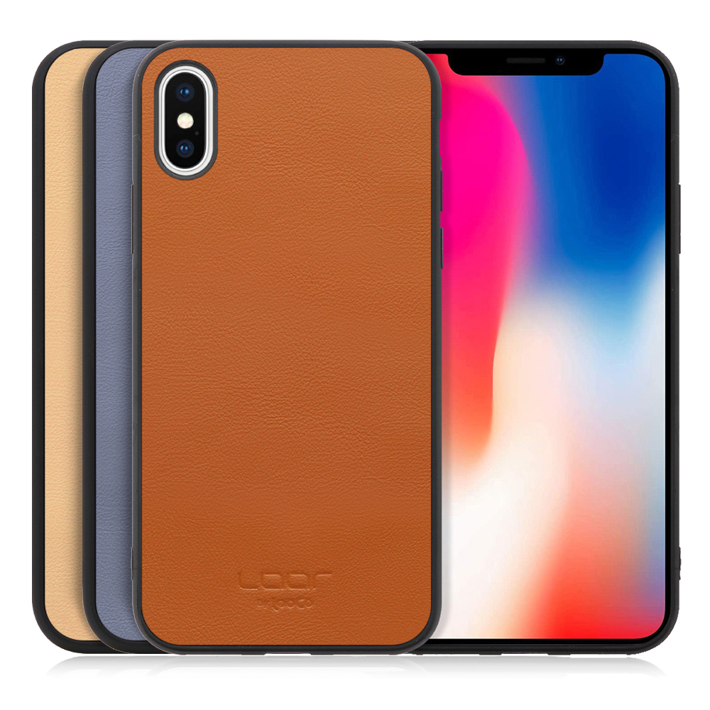 [ LOOF BASIC-SHELL ] iPhone X / XS iPhonex iPhonexs ケース カバー スマホケース 本革 レザー シンプル ストラップホール [ iPhone X / XS ]