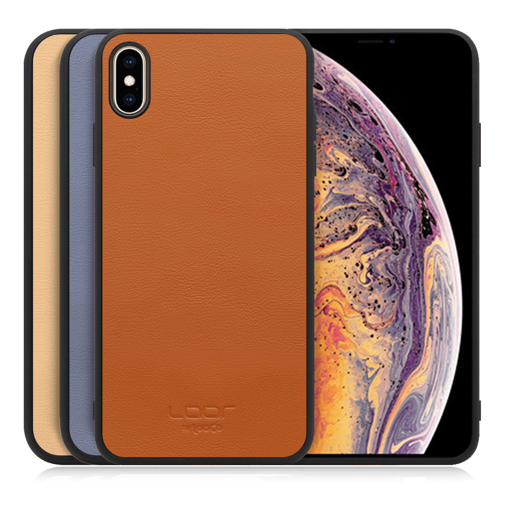 [ LOOF BASIC-SHELL ] iPhone XS Max iPhonexsmax xsmax ケース カバー スマホケース 本革 レザー シンプル ストラップホール [ iPhone XS Max ]