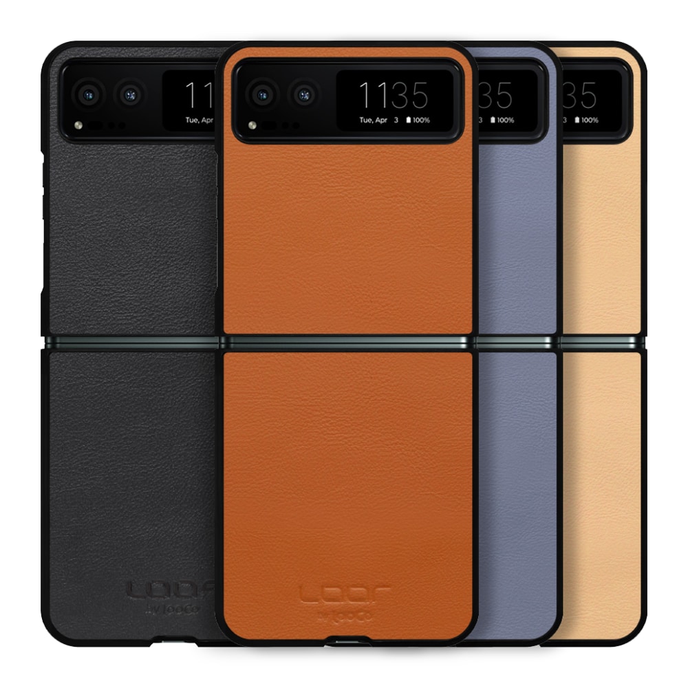[ LOOF BASIC-SHELL ] motorola razr 40 / 40s  ケース カバー スマホケース 本革 レザー シンプル ストラップホール [ motorola razr 40 / 40s ]