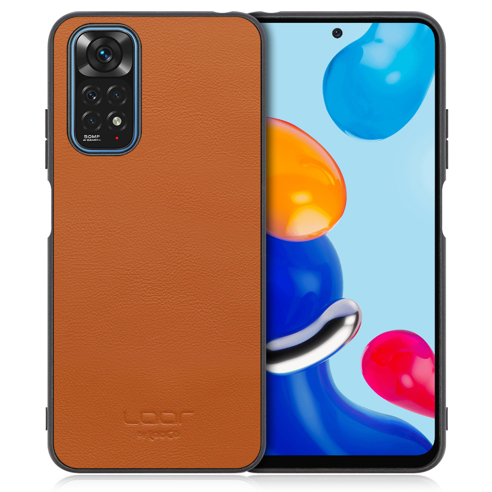 [ LOOF BASIC-SHELL ] Xiaomi Redmi Note 11 redminote11 note11 ケース カバー スマホケース 本革 レザー シンプル ストラップホール [ Redmi Note 11 ]