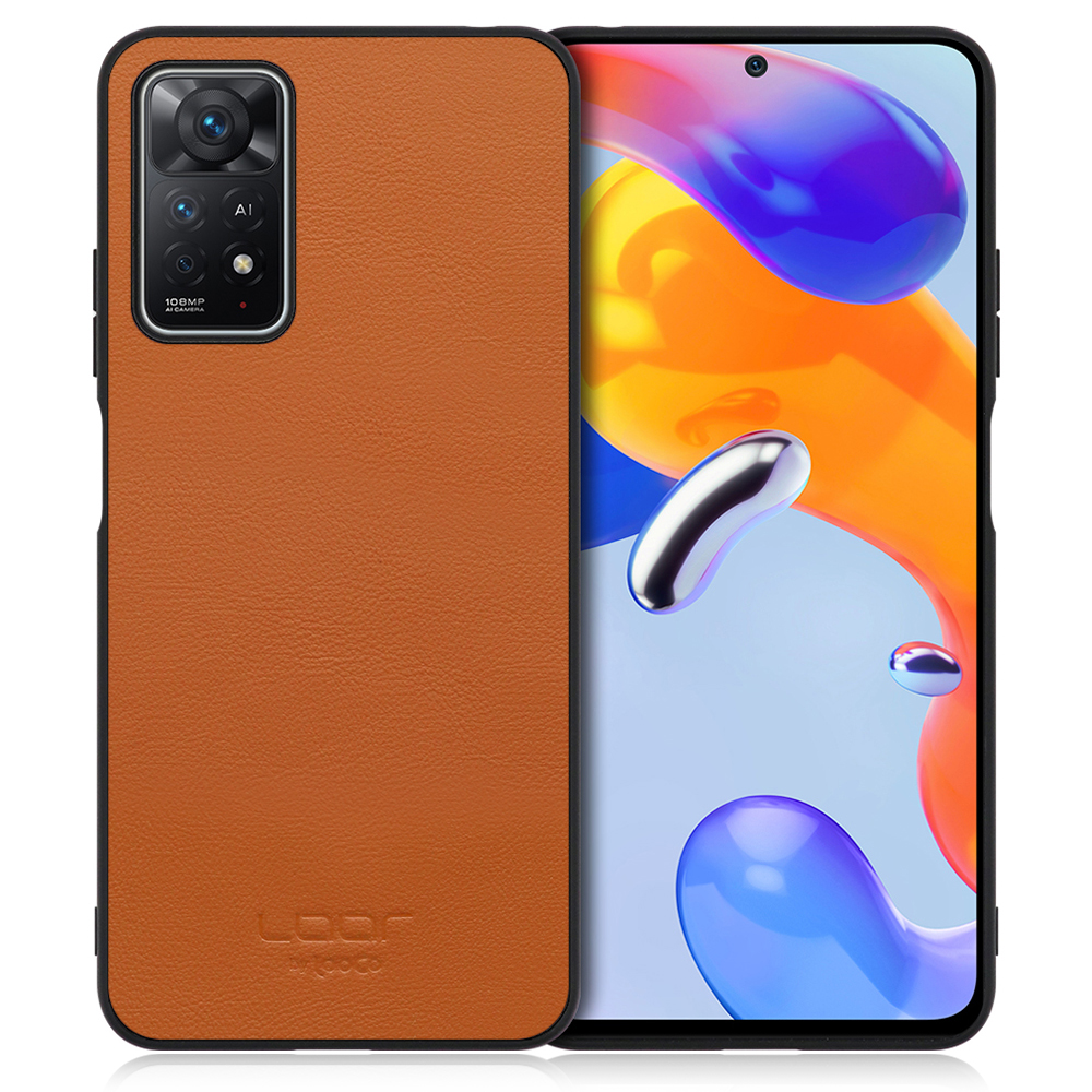 [ LOOF BASIC-SHELL ] Xiaomi Redmi Note 11 Pro 5G redminote11pro5g note11pro 11pro ケース カバー スマホケース 本革 レザー シンプル ストラップホール [ Redmi Note 11 Pro 5G ]