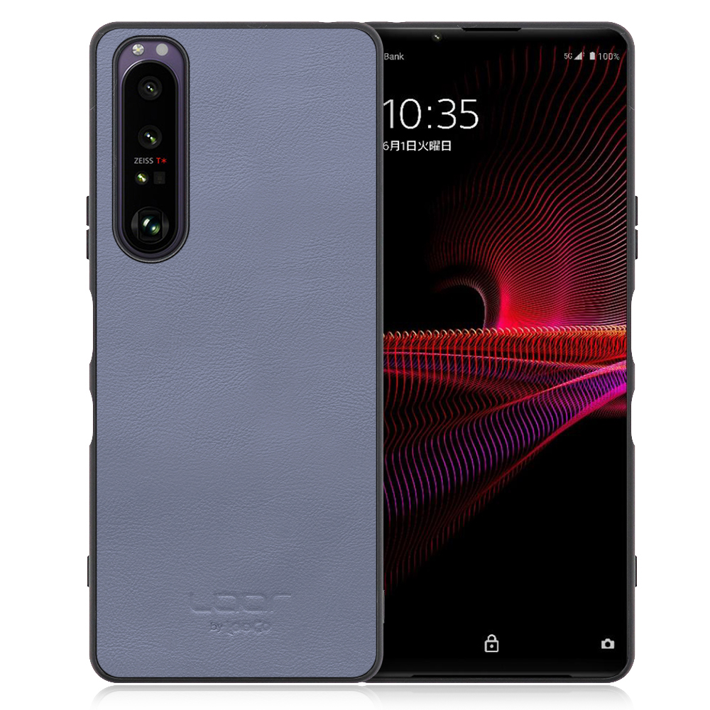 [ LOOF BASIC-SHELL ] Xperia 1 III / SO-51B / SOG03 / XQ-BC42 xperia1III 1III xperia1 ケース カバー スマホケース 本革 レザー シンプル ストラップホール [ Xperia 1 III ]