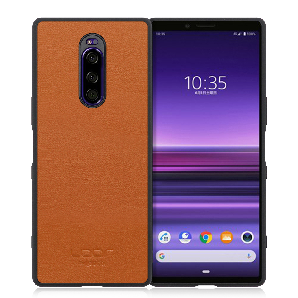 [ LOOF BASIC-SHELL ] Xperia 1/ / Xperia 1 Professional Edition xperia1 ケース カバー スマホケース 本革 レザー シンプル ストラップホール [ Xperia 1/ Xperia 1 Professional Edition ]