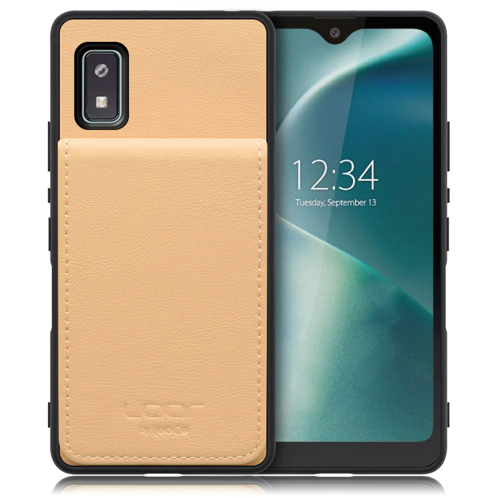 [ LOOF BASIC-SHELL SLIM CARD ] AQUOS wish2 / AQUOS wish  ケース 背面 カード収納 カード入れ カードポケット カバー スマホケース 薄型 大容量 本革 [ AQUOS wish/wish2 ]