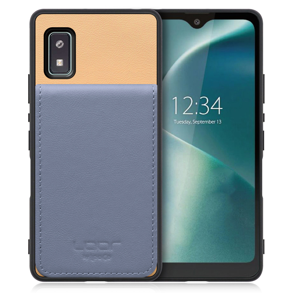 [ LOOF BASIC-SHELL SLIM CARD ] AQUOS wish2 / AQUOS wish  ケース 背面 カード収納 カード入れ カードポケット カバー スマホケース 薄型 大容量 本革 [ AQUOS wish/wish2 ]