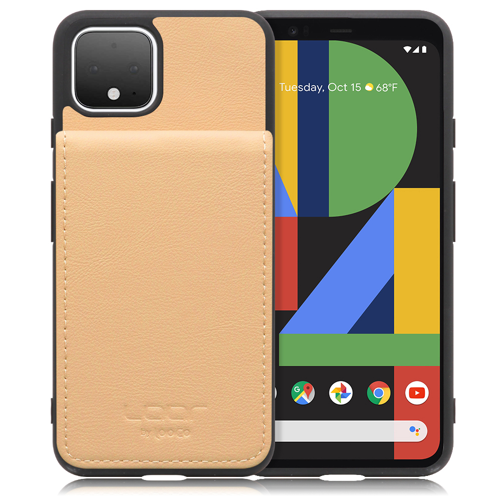 [ LOOF BASIC-SHELL SLIM CARD ] Google Pixel 4 googlepixel pixel4xl ピクセル4 ケース 背面 カード収納 カード入れ カードポケット カバー スマホケース 薄型 大容量 本革 [ Google Pixel 4 ]