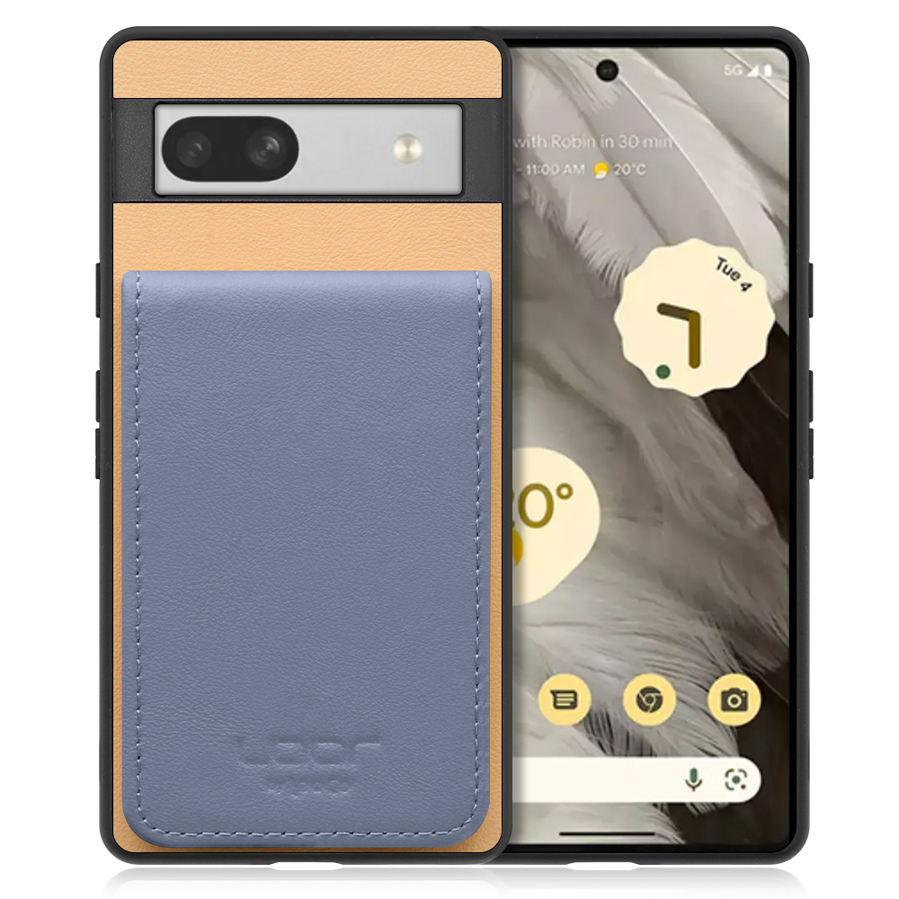 [ LOOF BASIC-SHELL SLIM CARD ] Google Pixel 7a googlepixel7a pixel7a ケース 背面 カード収納 カード入れ カードポケット カバー スマホケース 薄型 大容量 本革 [ Google Pixel 7a ]