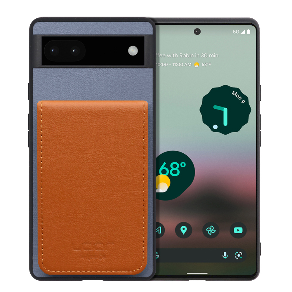 [ LOOF BASIC-SHELL SLIM CARD ] Google Pixel 6a googlepixel6a pixel6a ケース 背面 カード収納 カード入れ カードポケット カバー スマホケース 薄型 大容量 本革 [ Google Pixel 6a ]