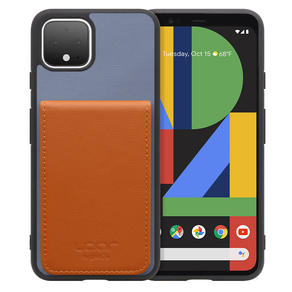 [ LOOF BASIC-SHELL SLIM CARD ] Google Pixel 4 googlepixel pixel4xl ピクセル4 ケース 背面 カード収納 カード入れ カードポケット カバー スマホケース 薄型 大容量 本革 [ Google Pixel 4 ]