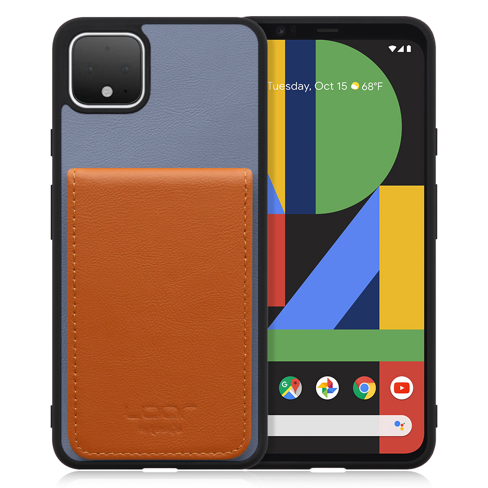 [ LOOF BASIC-SHELL SLIM CARD ] Google Pixel 4 XL googlepixel pixel4xl ピクセル4XL ケース 背面 カード収納 カード入れ カードポケット カバー スマホケース 薄型 大容量 本革 [ Google Pixel 4 XL ]