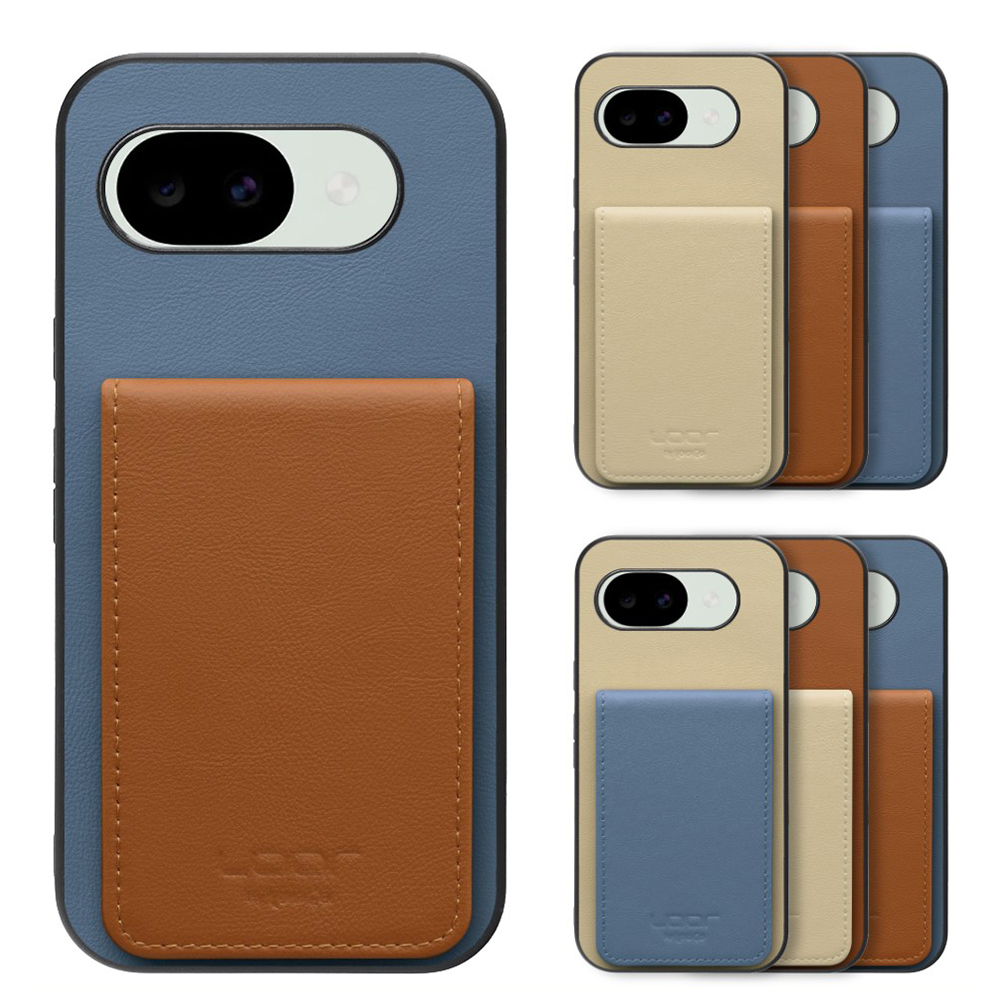 [ LOOF BASIC-SHELL SLIM CARD 4カード ] Google Pixel 10a グーグル ピクセル ケース 背面 カード収納 カード入れ カードポケット カバー スマホケース 薄型 大容量 本革 [ Google Pixel 10a ]