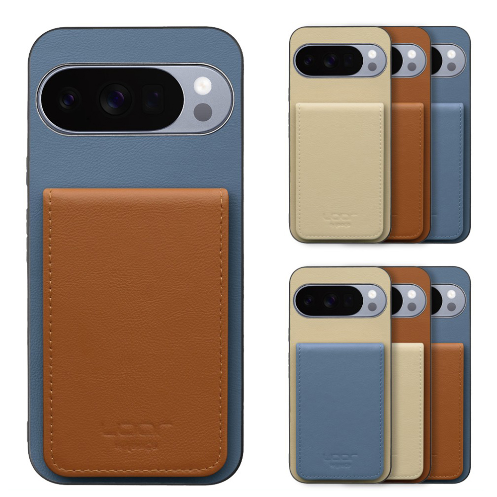 [ LOOF BASIC-SHELL SLIM CARD 4カード ] Google Pixel 10 Pro XL Google Pixel10proxl ピクセル10プロXL ケース 背面 カード収納 カード入れ カードポケット カバー スマホケース 薄型 大容量 本革 [ Google Pixel 10 Pro XL ]