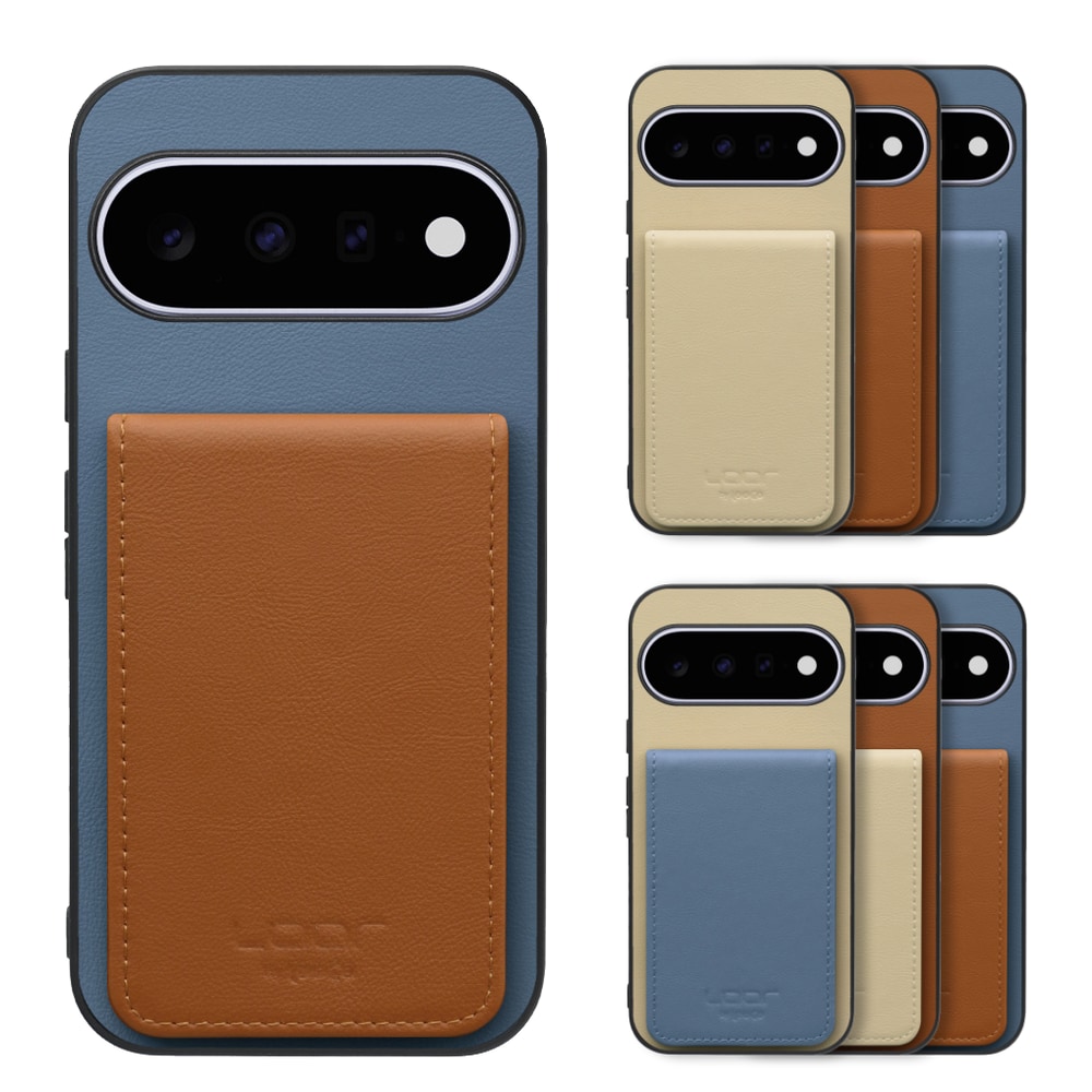 [ LOOF BASIC-SHELL SLIM CARD 4カード ] Google Pixel 11  ケース 背面 カード収納 カード入れ カードポケット カバー スマホケース 薄型 大容量 本革 [ Google Pixel 11 ]