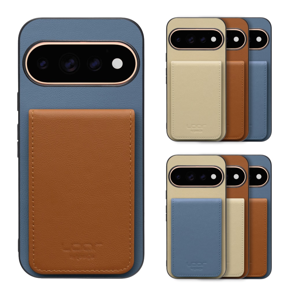 [ LOOF BASIC-SHELL SLIM CARD 4カード ] Google Pixel 11 Pro  ケース 背面 カード収納 カード入れ カードポケット カバー スマホケース 薄型 大容量 本革 [ Google Pixel 11 Pro ]