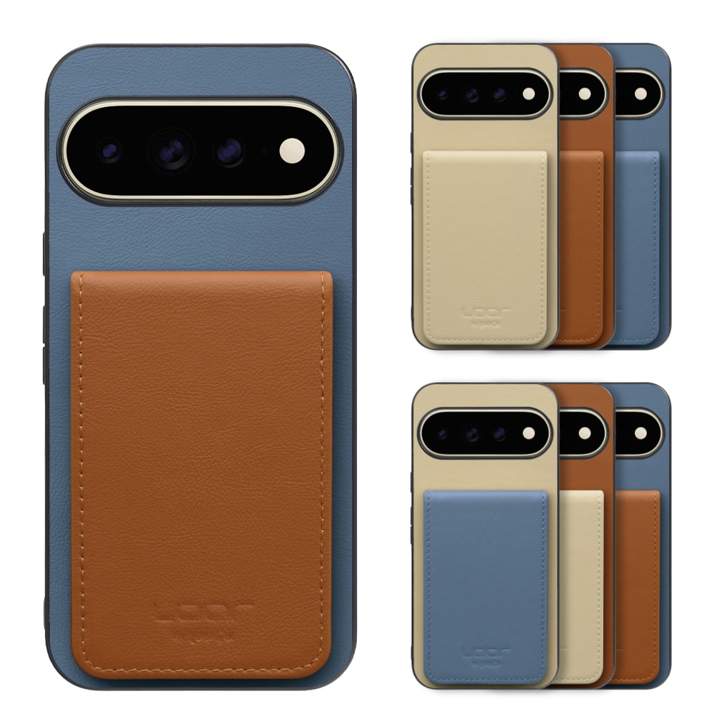[ LOOF BASIC-SHELL SLIM CARD 4カード ] Google Pixel 11 Pro XL  ケース 背面 カード収納 カード入れ カードポケット カバー スマホケース 薄型 大容量 本革 [ Google Pixel 11 Pro XL ]