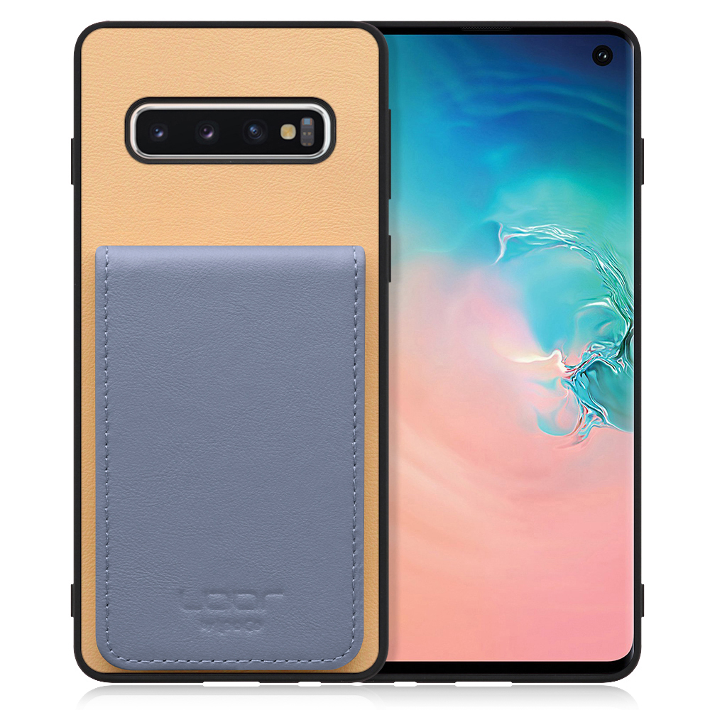 [ LOOF BASIC-SHELL SLIM CARD ] Galaxy S10 / SC-03L / SCV41 galaxys10 ケース 背面 カード収納 カード入れ カードポケット カバー スマホケース 薄型 大容量 本革 [ Galaxy S10 ]