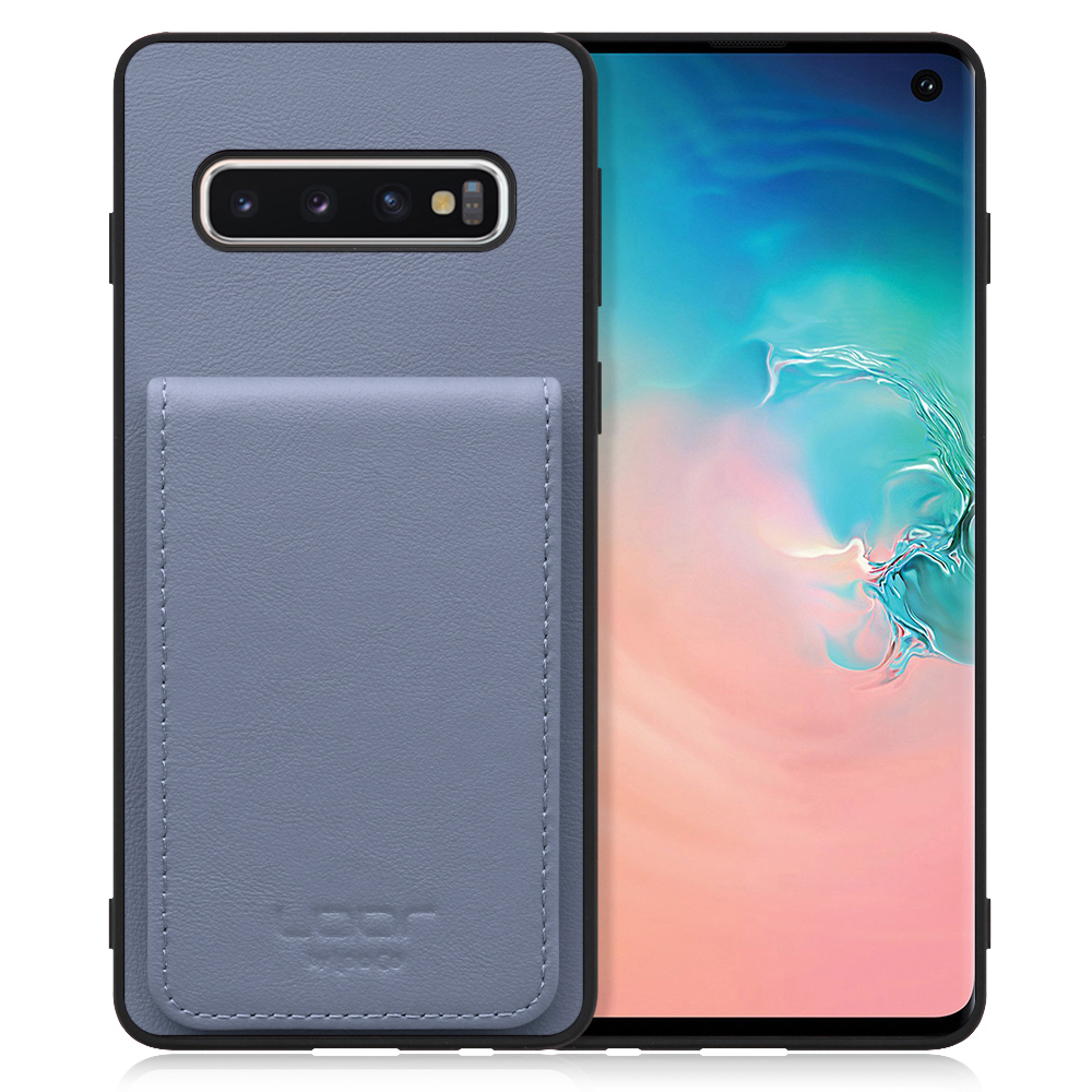 [ LOOF BASIC-SHELL SLIM CARD ] Galaxy S10 / SC-03L / SCV41 galaxys10 ケース 背面 カード収納 カード入れ カードポケット カバー スマホケース 薄型 大容量 本革 [ Galaxy S10 ]