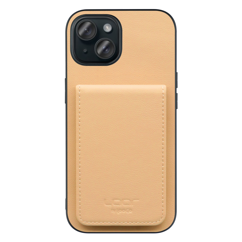 [ LOOF BASIC-SHELL SLIM CARD ] iPhone 15 iPhone15 アイフォン15 iPhone 15 アイフォン 15 ケース 背面 カード収納 カード入れ カードポケット カバー スマホケース 薄型 大容量 本革 [ iPhone 15 ]