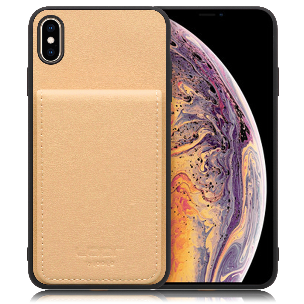 [ LOOF BASIC-SHELL SLIM CARD ] iPhone XS Max iPhonexsmax xsmax ケース 背面 カード収納 カード入れ カードポケット カバー スマホケース 薄型 大容量 本革 [ iPhone XS Max ]