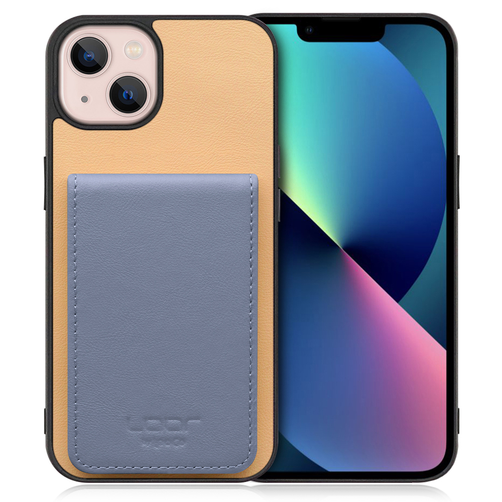 [ LOOF BASIC-SHELL SLIM CARD ] iPhone 13 iphone13 ケース 背面 カード収納 カード入れ カードポケット カバー スマホケース 薄型 大容量 本革 [ iPhone 13 ]