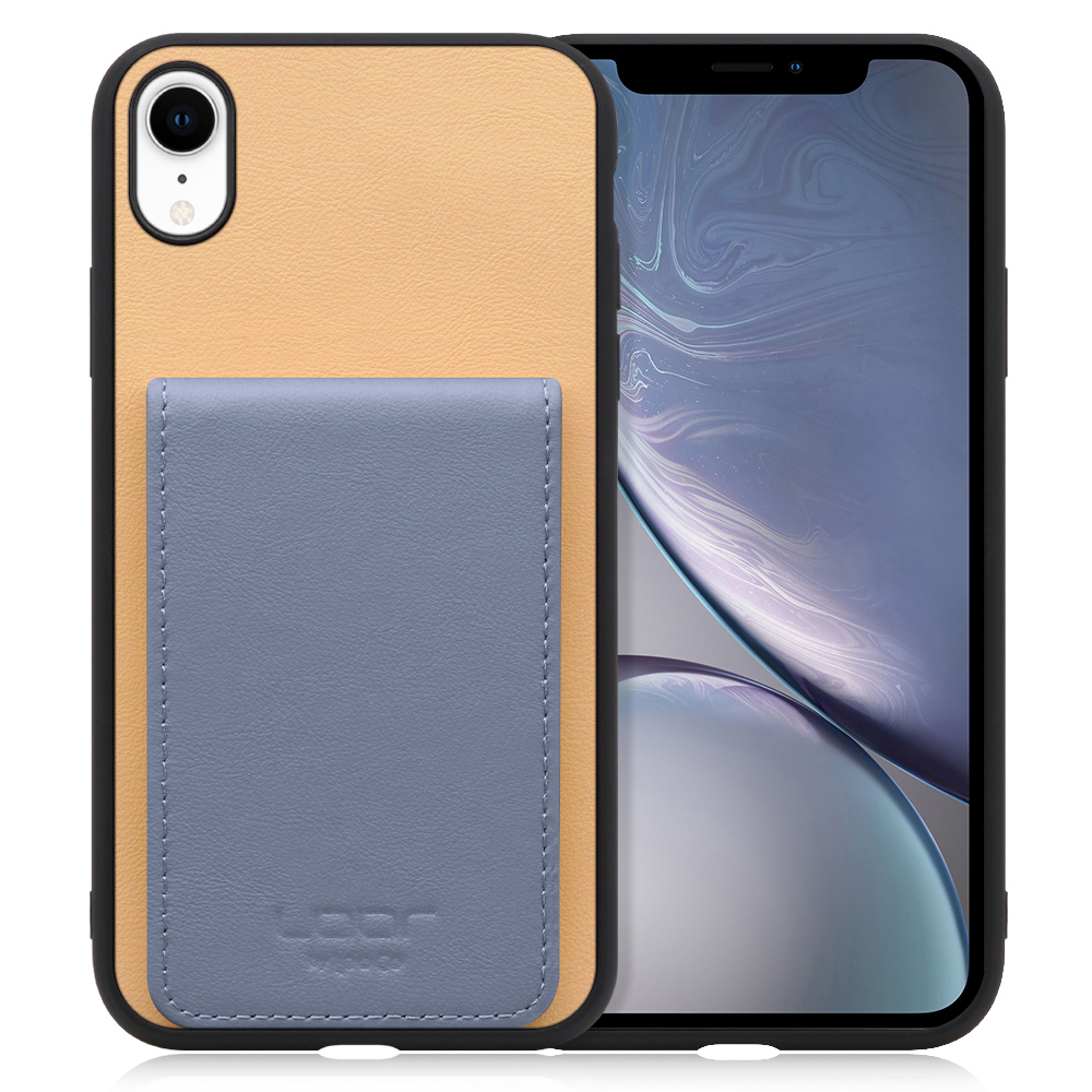 [ LOOF BASIC-SHELL SLIM CARD ] iPhone XR iPhonexr ケース 背面 カード収納 カード入れ カードポケット カバー スマホケース 薄型 大容量 本革 [ iPhone XR ]