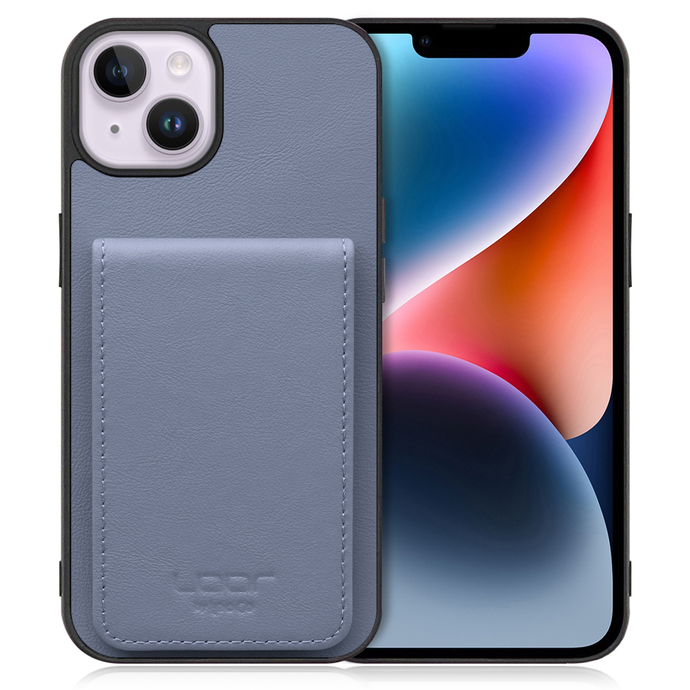 [ LOOF BASIC-SHELL SLIM CARD ] iPhone 14 Plus iphone14plus 14plus 14+ プラス ケース 背面 カード収納 カード入れ カードポケット カバー スマホケース 薄型 大容量 本革 [ iPhone 14 Plus ]