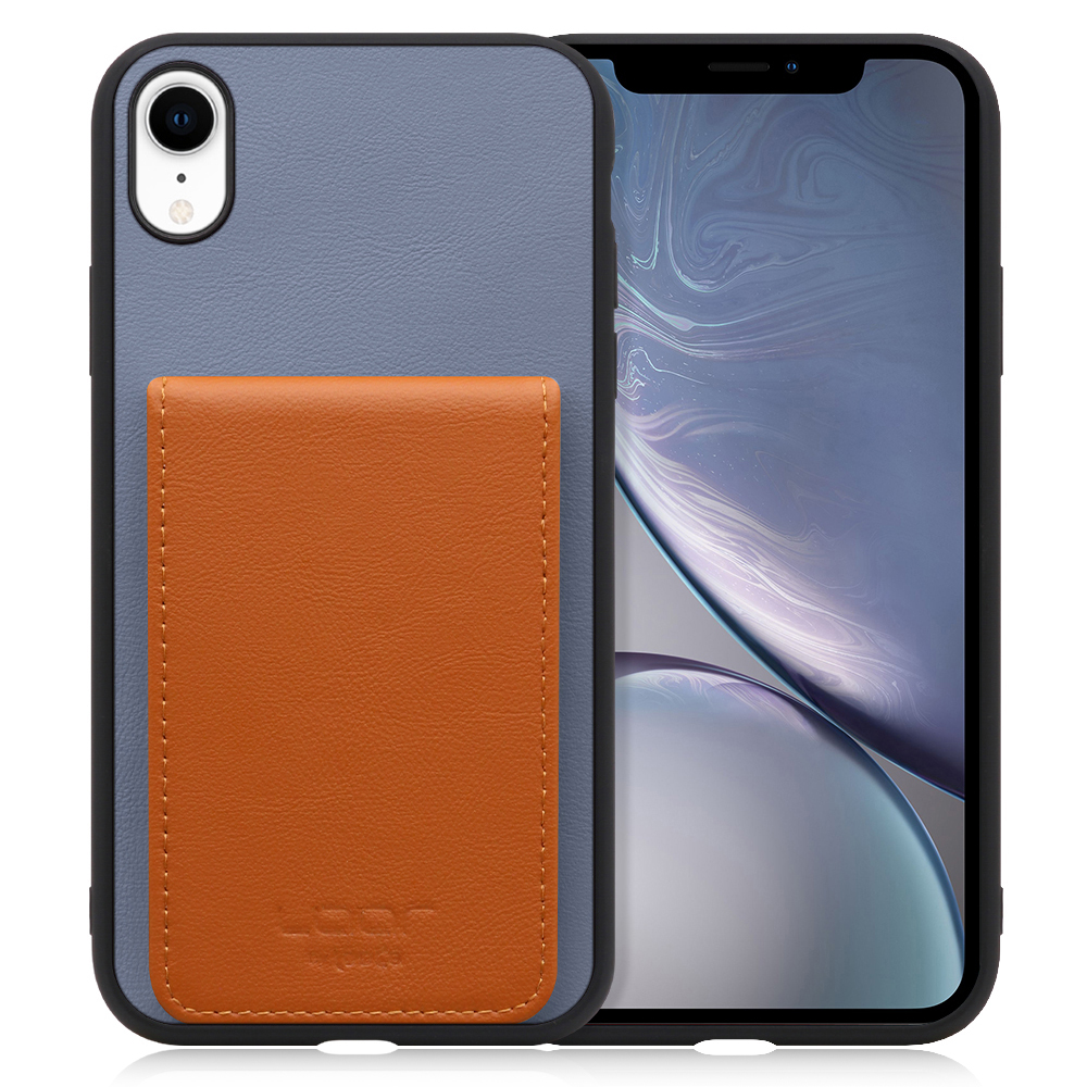 [ LOOF BASIC-SHELL SLIM CARD ] iPhone XR iPhonexr ケース 背面 カード収納 カード入れ カードポケット カバー スマホケース 薄型 大容量 本革 [ iPhone XR ]