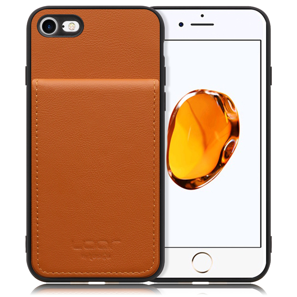 [ LOOF BASIC-SHELL SLIM CARD ] iPhone 7 / 8 / SE (第2/3世代) iphone7 iphone8 iphonese se2 se3 ケース 背面 カード収納 カード入れ カードポケット カバー スマホケース 薄型 大容量 本革 [ iPhone 7 / 8 / SE (第2/3世代) ]