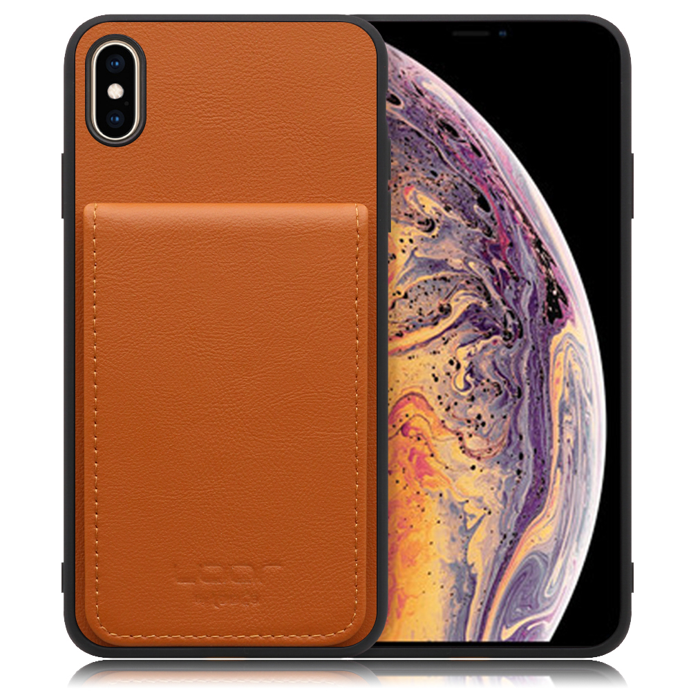 [ LOOF BASIC-SHELL SLIM CARD ] iPhone XS Max iPhonexsmax xsmax ケース 背面 カード収納 カード入れ カードポケット カバー スマホケース 薄型 大容量 本革 [ iPhone XS Max ]