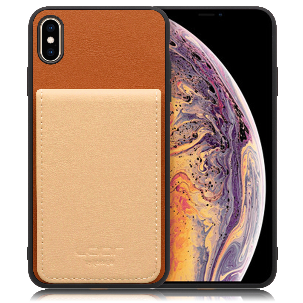 [ LOOF BASIC-SHELL SLIM CARD ] iPhone XS Max iPhonexsmax xsmax ケース 背面 カード収納 カード入れ カードポケット カバー スマホケース 薄型 大容量 本革 [ iPhone XS Max ]