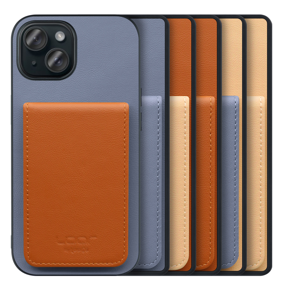 [ LOOF BASIC-SHELL SLIM CARD ] iPhone 15 iPhone15 アイフォン15 iPhone 15 アイフォン 15 ケース 背面 カード収納 カード入れ カードポケット カバー スマホケース 薄型 大容量 本革 [ iPhone 15 ]