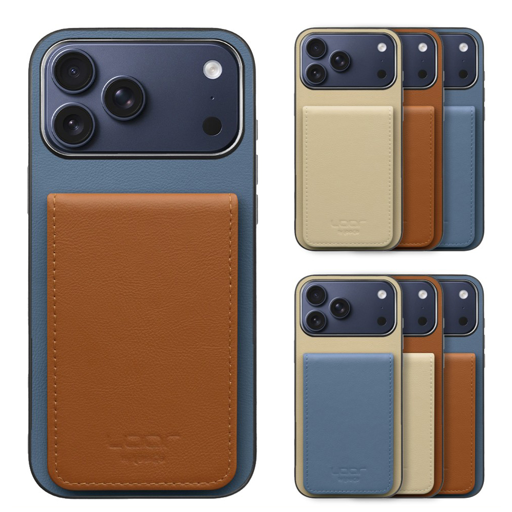 [ LOOF BASIC-SHELL SLIM CARD 4カード ] iPhone 17 Pro Max iPhone17 Pro Max アイフォン17 プロ マックス ケース 背面 カード収納 カード入れ カードポケット カバー スマホケース 薄型 大容量 本革 [ iPhone 17 Pro Max 用 ]