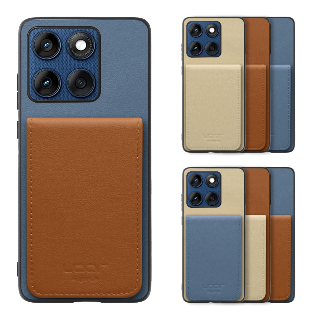 [ LOOF BASIC-SHELL SLIM CARD 4カード ] motorola edge 60 モトローラ XT2507-3 XT2507-6 ケース 背面 カード収納 カード入れ カードポケット カバー スマホケース 薄型 大容量 本革 [ motorola edge 60 ]