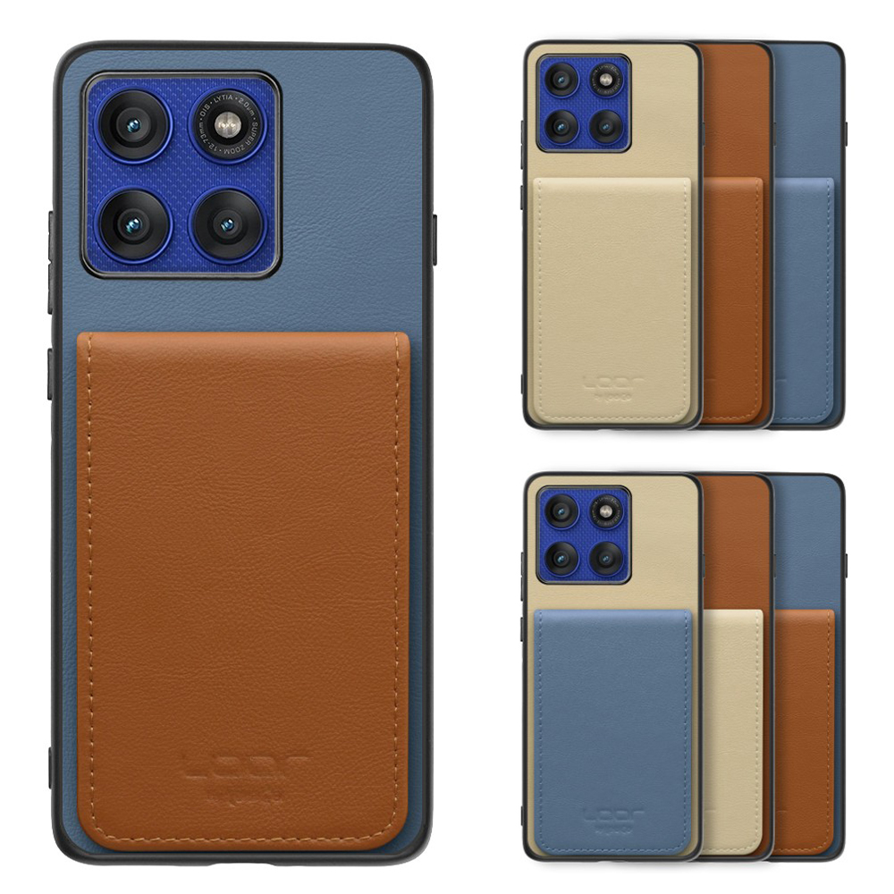 [ LOOF BASIC-SHELL SLIM CARD 4カード ] motorola edge 60 pro / 60s pro  ケース 背面 カード収納 カード入れ カードポケット カバー スマホケース 薄型 大容量 本革 [ motorola edge 60 pro / 60s pro ]