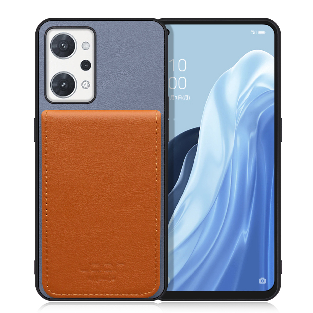 [ LOOF BASIC-SHELL SLIM CARD ] OPPO Reno7 A / Reno9 A OPG04 / CPH2523 reno7a reno 7a reno9a reno 9a ケース 背面 カード収納 カード入れ カードポケット カバー スマホケース 薄型 大容量 本革 [ OPPO Reno7 A / Reno9 A ]