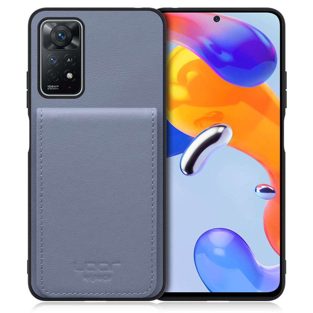 [ LOOF BASIC-SHELL SLIM CARD ] Xiaomi Redmi Note 11 Pro 5G redminote11pro5g note11pro 11pro ケース 背面 カード収納 カード入れ カードポケット カバー スマホケース 薄型 大容量 本革 [ Redmi Note 11 Pro 5G ]