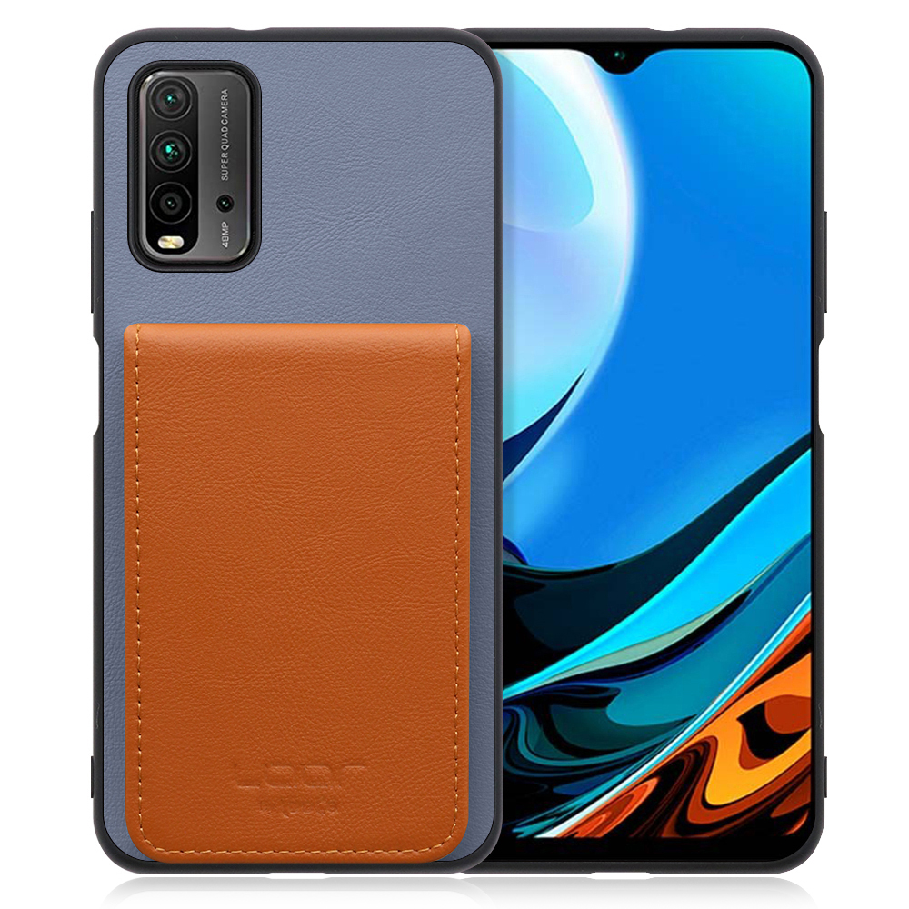 [ LOOF BASIC-SHELL SLIM CARD ] Xiaomi Redmi 9T redmi9t ケース 背面 カード収納 カード入れ カードポケット カバー スマホケース 薄型 大容量 本革 [ Redmi 9T ]