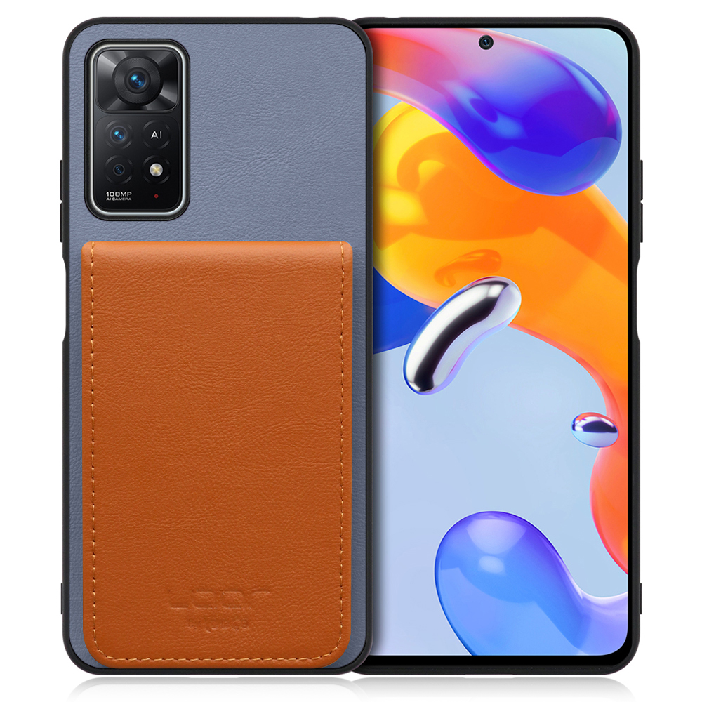 [ LOOF BASIC-SHELL SLIM CARD ] Xiaomi Redmi Note 11 Pro 5G redminote11pro5g note11pro 11pro ケース 背面 カード収納 カード入れ カードポケット カバー スマホケース 薄型 大容量 本革 [ Redmi Note 11 Pro 5G ]