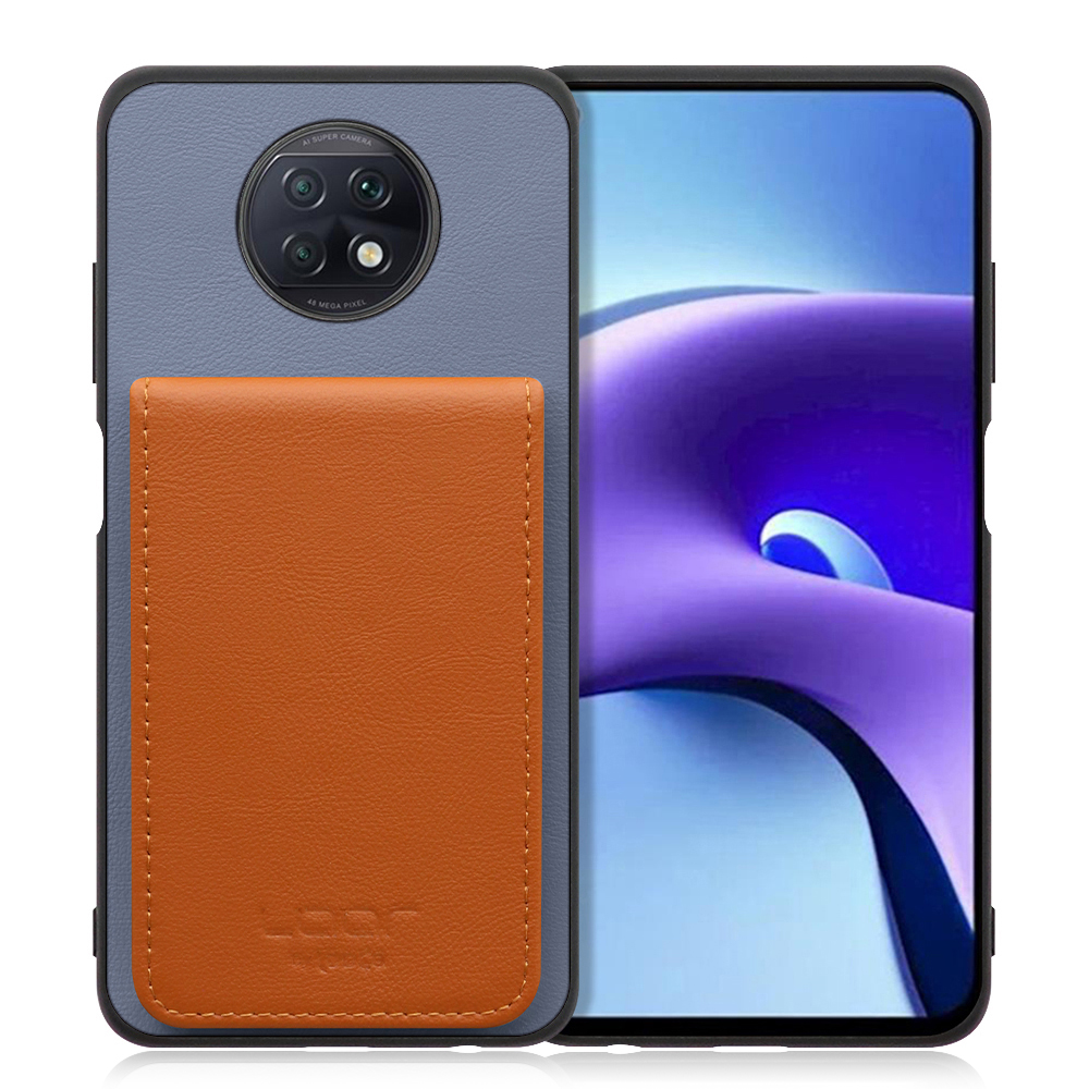 [ LOOF BASIC-SHELL SLIM CARD ] Xiaomi Redmi Note 9T redminote9t redminote note9t ケース 背面 カード収納 カード入れ カードポケット カバー スマホケース 薄型 大容量 本革 [ Redmi Note 9T ]