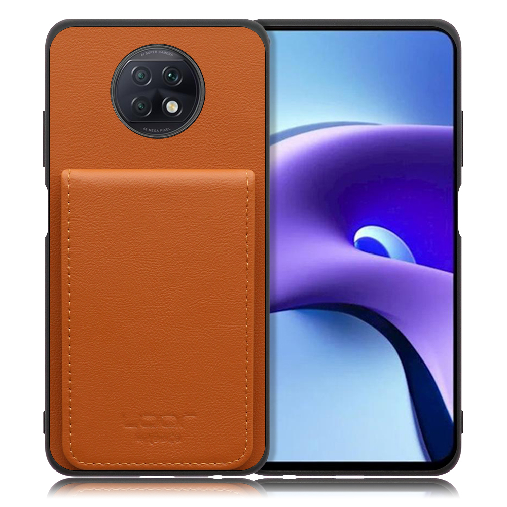 [ LOOF BASIC-SHELL SLIM CARD ] Xiaomi Redmi Note 9T redminote9t redminote note9t ケース 背面 カード収納 カード入れ カードポケット カバー スマホケース 薄型 大容量 本革 [ Redmi Note 9T ]