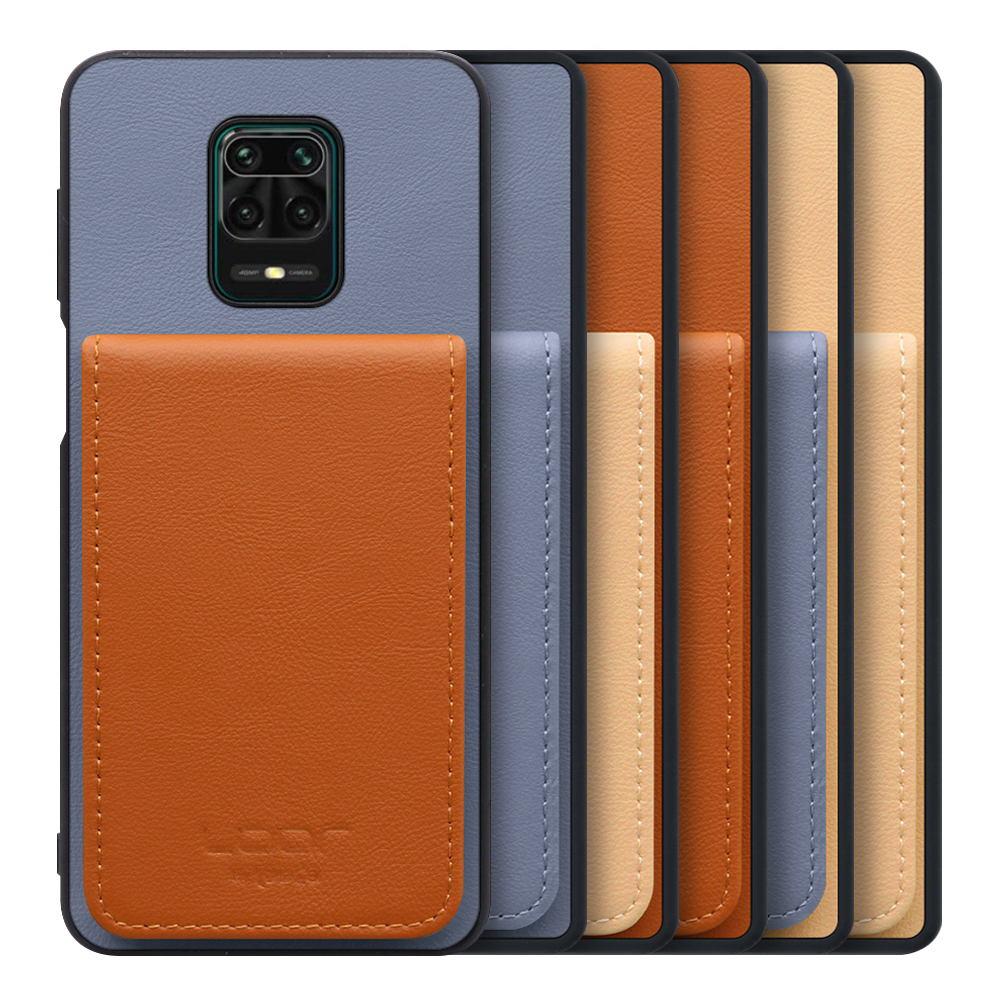 [ LOOF BASIC-SHELL SLIM CARD ] Xiaomi Redmi Note 9S redminote9s note9S redminote ケース 背面 カード収納 カード入れ カードポケット カバー スマホケース 薄型 大容量 本革 [ Redmi Note 9S ]