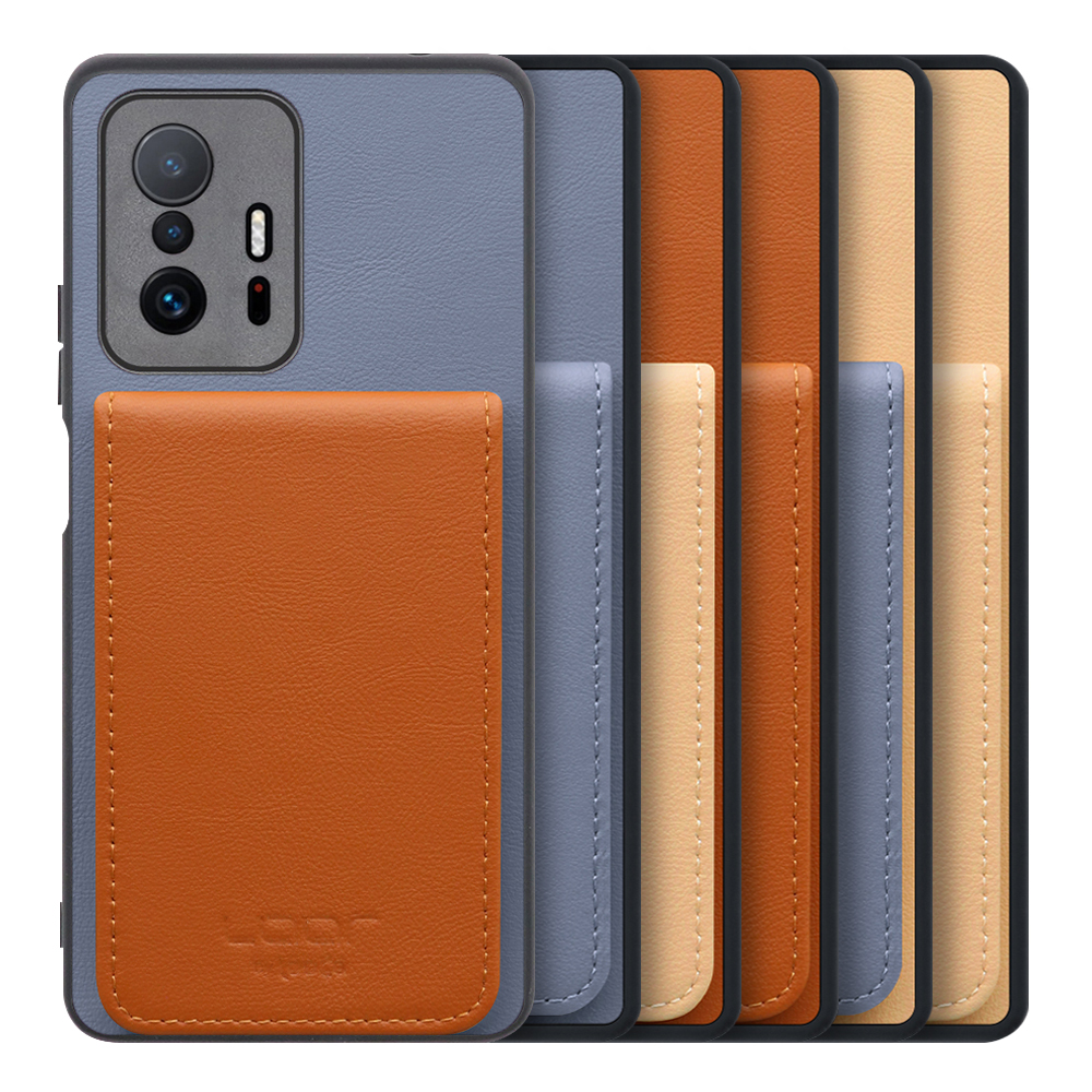 [ LOOF BASIC-SHELL SLIM CARD ] Xiaomi 11T / 11T Pro xiaomi11t xiaomi11tpro 11tpro プロ ケース 背面 カード収納 カード入れ カードポケット カバー スマホケース 薄型 大容量 本革 [ Xiaomi 11T / 11T Pro ]