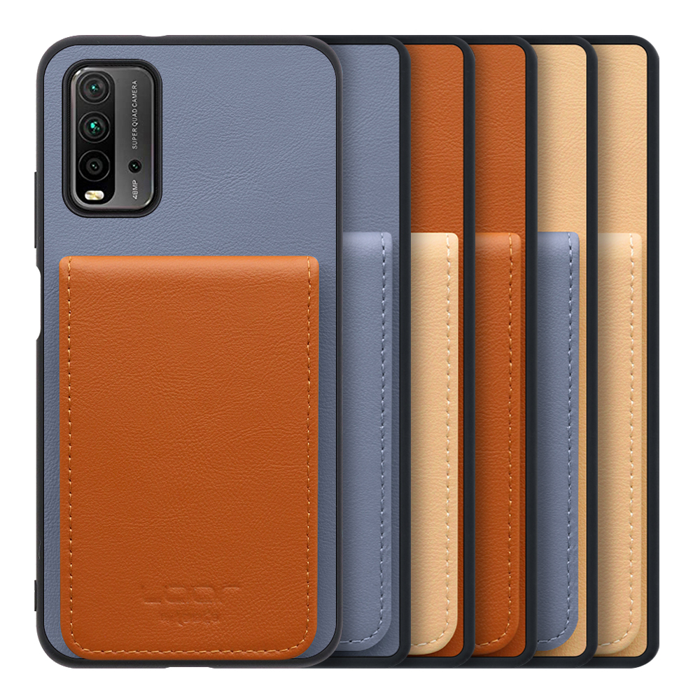 [ LOOF BASIC-SHELL SLIM CARD ] Xiaomi Redmi 9T redmi9t ケース 背面 カード収納 カード入れ カードポケット カバー スマホケース 薄型 大容量 本革 [ Redmi 9T ]